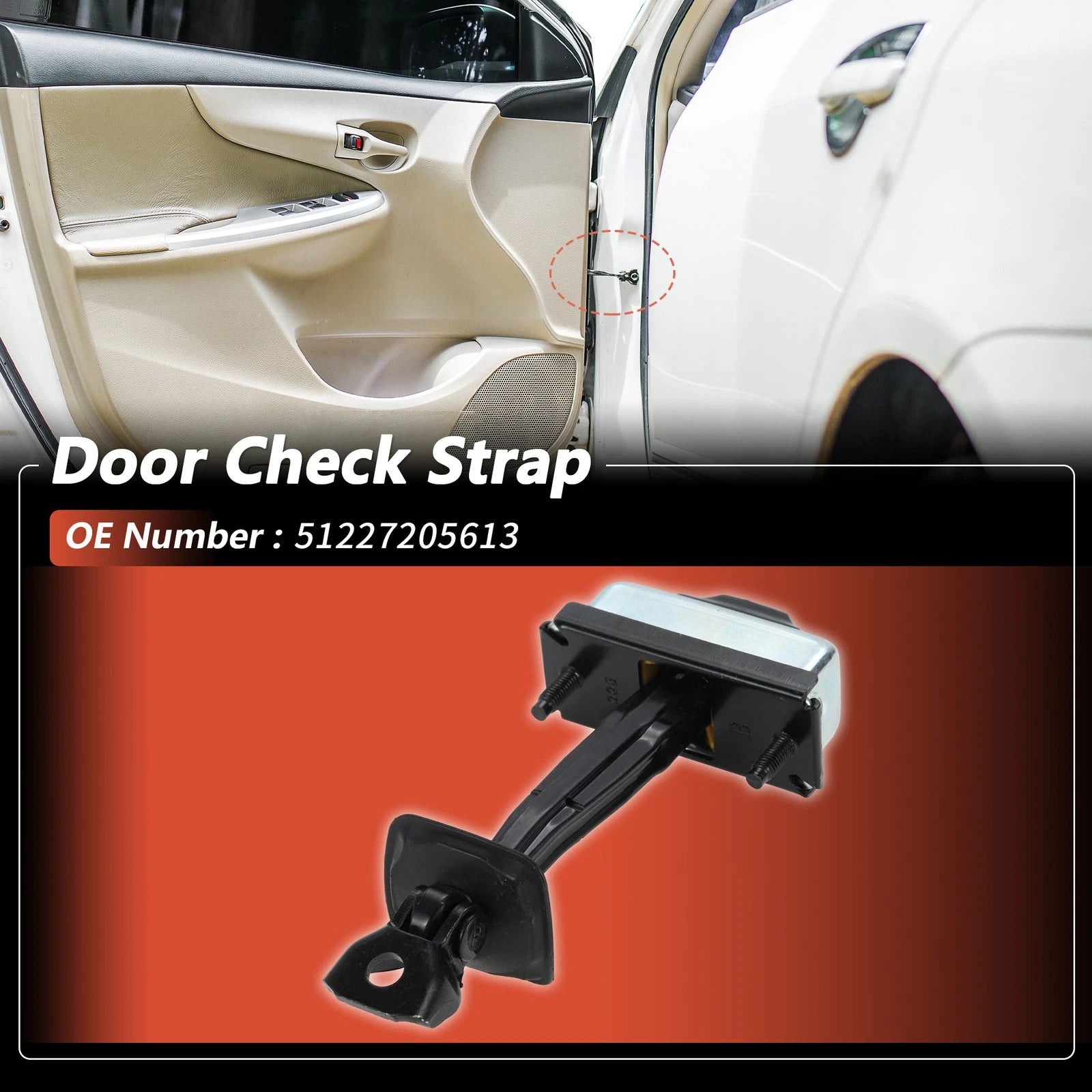 Rear Door Check Strap Replacement for BMW X4 (2015–2018)