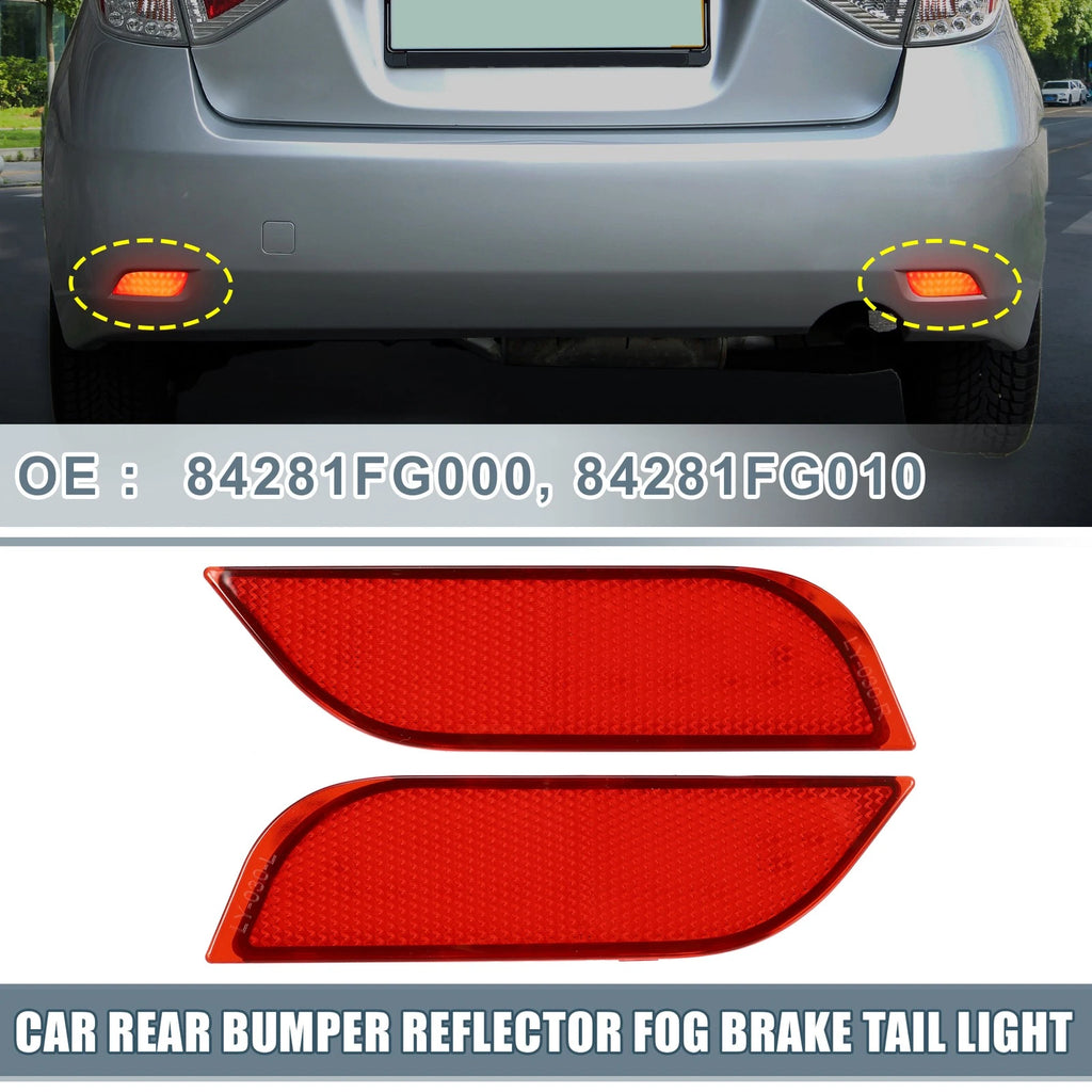 Rear Bumper Reflector LED Light Set for Subaru Impreza (2015–2017)