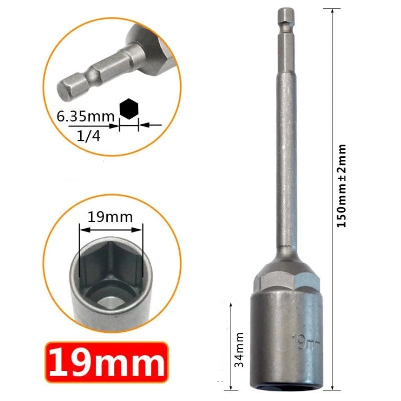 Socket Wrench Extension Sleeve for Driver Drill Bit (150mm)