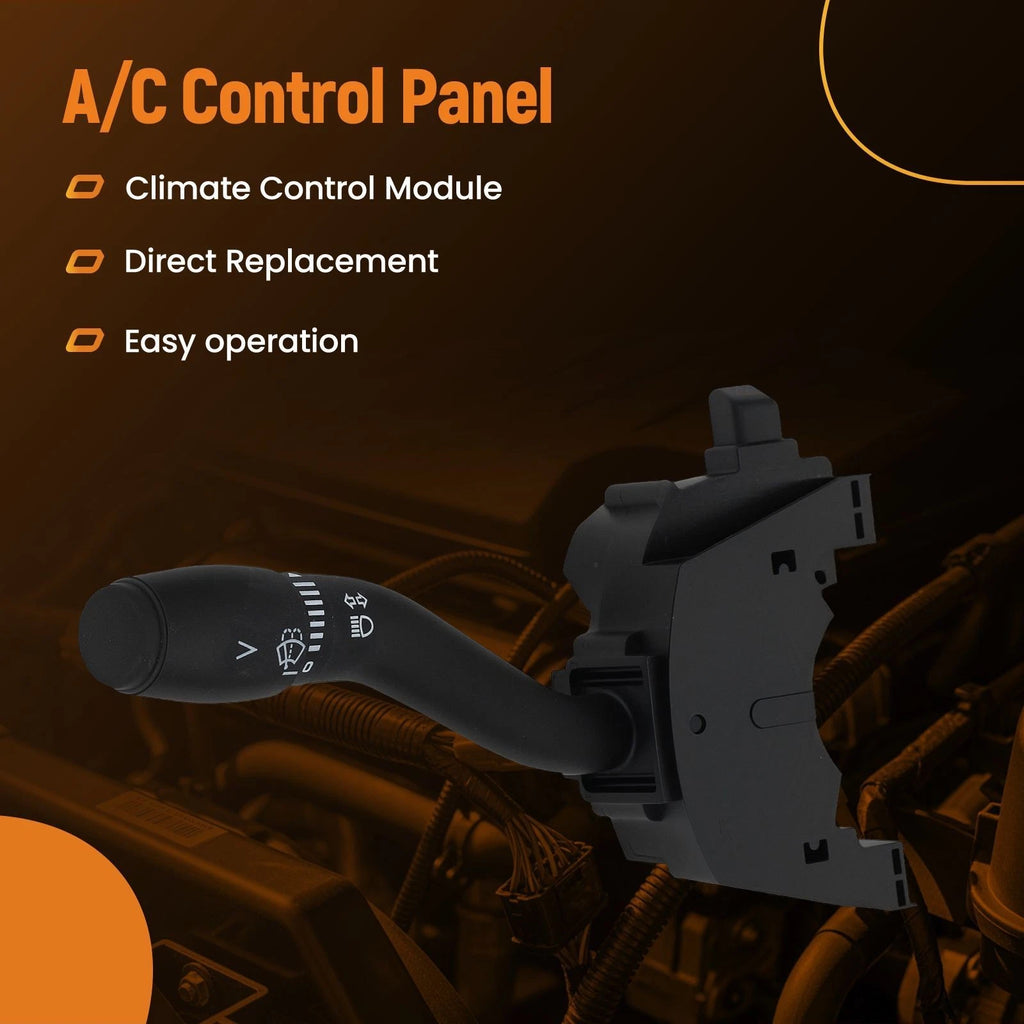 Turn Signal Wiper Switch Lever for Ford E150 E250 E350 (1997–2004) Black