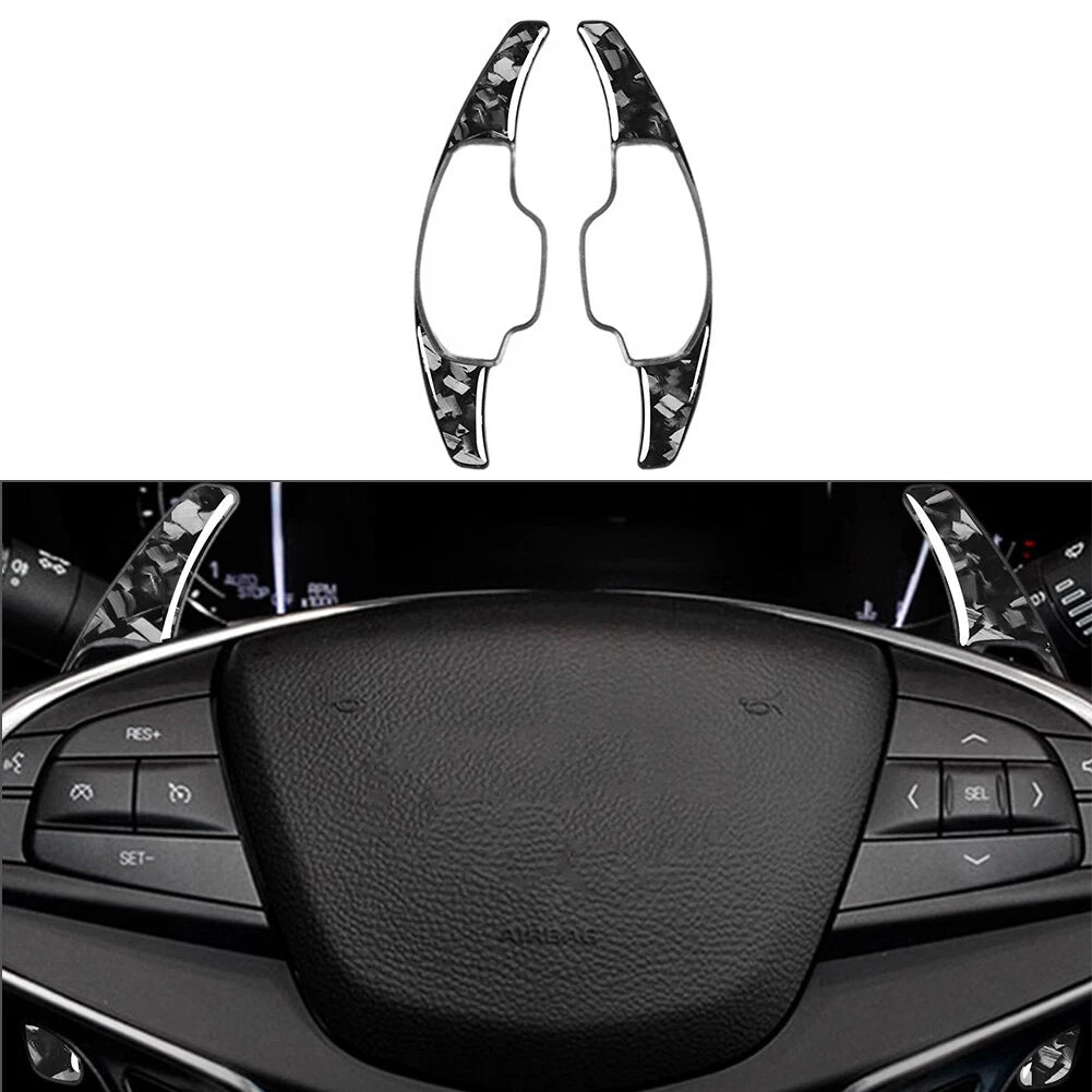 2X Steering Wheel Shift Paddle Extensions for Chevrolet Cadillac Buick
