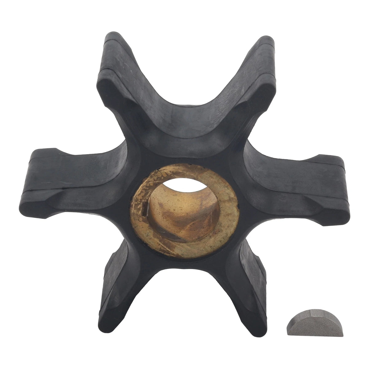 Outboard Water Pump Impeller & Key for Evinrude Johnson OMC BRP (1985–1995)