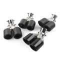 Universal Y Shape Double Exit Exhaust Pipe Muffler Tip 101mm Outlet