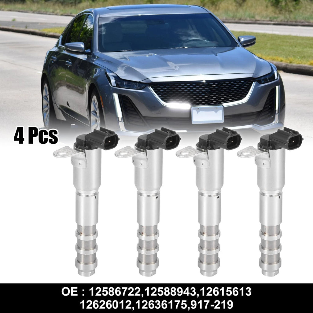 4pc VVT Solenoid Valve Kit for Chevrolet Buick (2000–2017)