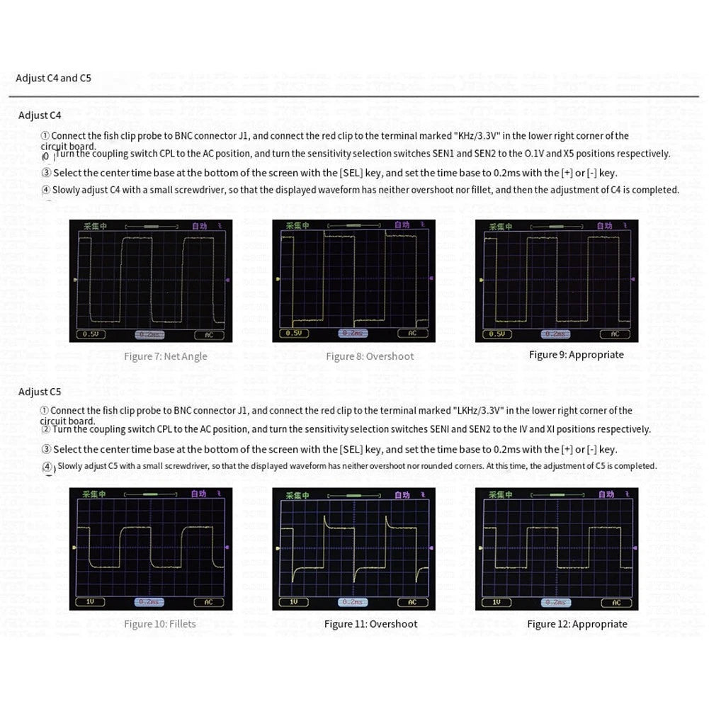 DC 5V Oscilloscope Development Kit for Electronics (500kHz Bandwidth)