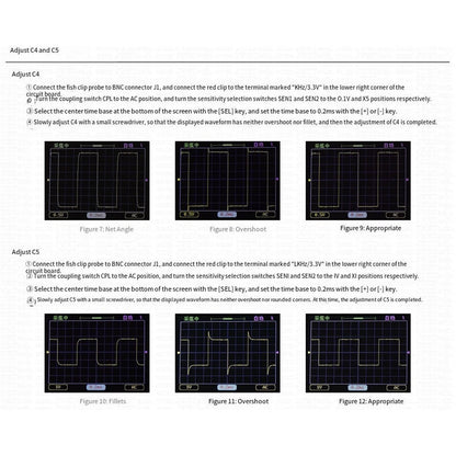 DC 5V Oscilloscope Development Kit for Electronics (500kHz Bandwidth)