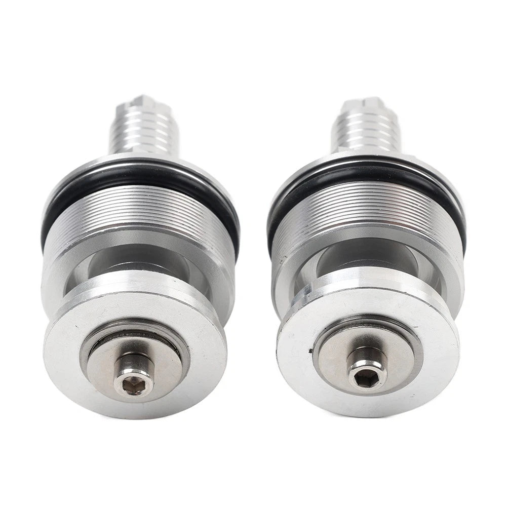 41mm Fork Cap Bolts for Yamaha R3 (2015–2016) - Preload Adjusters, Silver