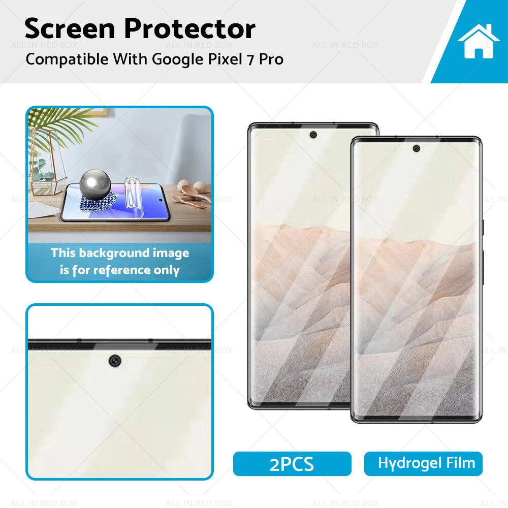 Screen Protector Clear Film for Google Pixel 8 Pro (2023) & 7 Pro (2022)