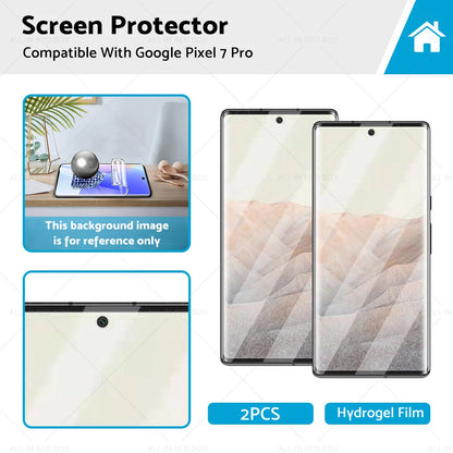 Screen Protector Clear Film for Google Pixel 8 Pro (2023) & 7 Pro (2022)