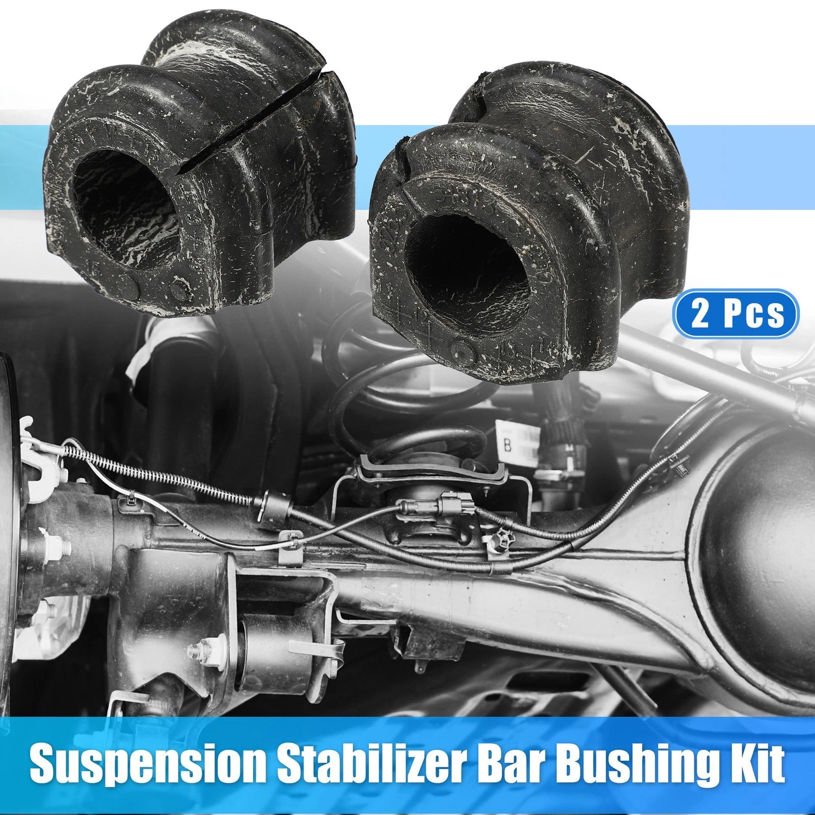 2 Pcs Stabilizer Bar Bushings Rear Replacement for Hyundai Santa Fe (2007–2012)