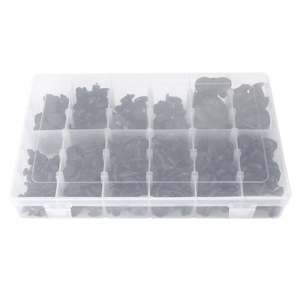 240 Pcs Car Push Pin Rivet Trim Clip Panel Body Interior Assortment Kit
