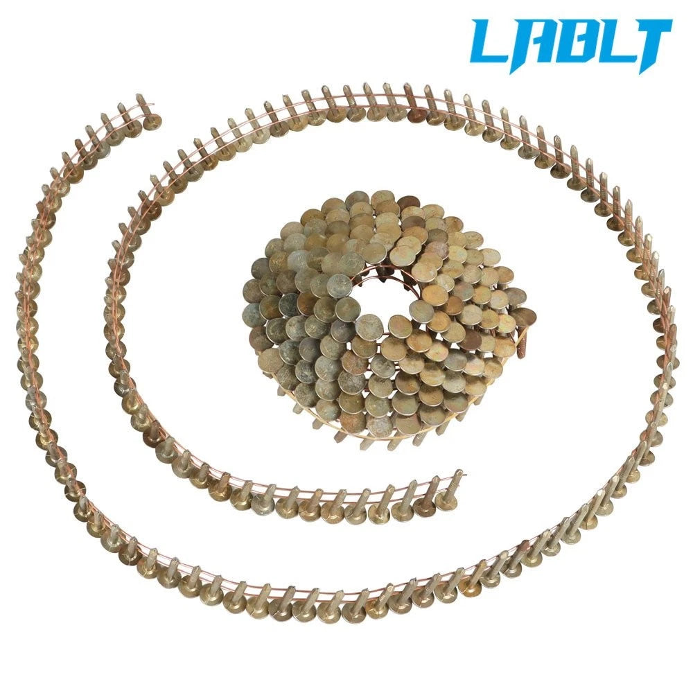 Coil Roofing Nails for Various Applications (3/4" to 1-3/4", Galvanized)