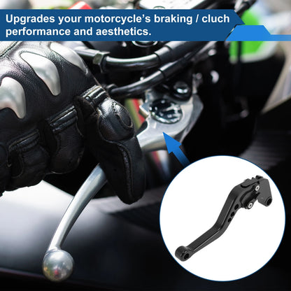 Short Brake Clutch Levers for Yamaha MT-10/FZ-10 (2017–2021) 1 Pair Black
