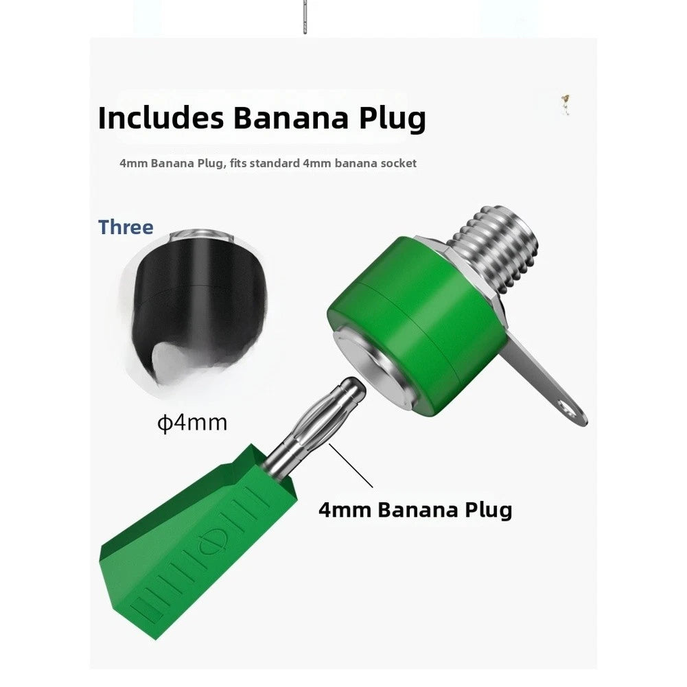 4mm Banana Socket Panel Mount Connector for Various Applications