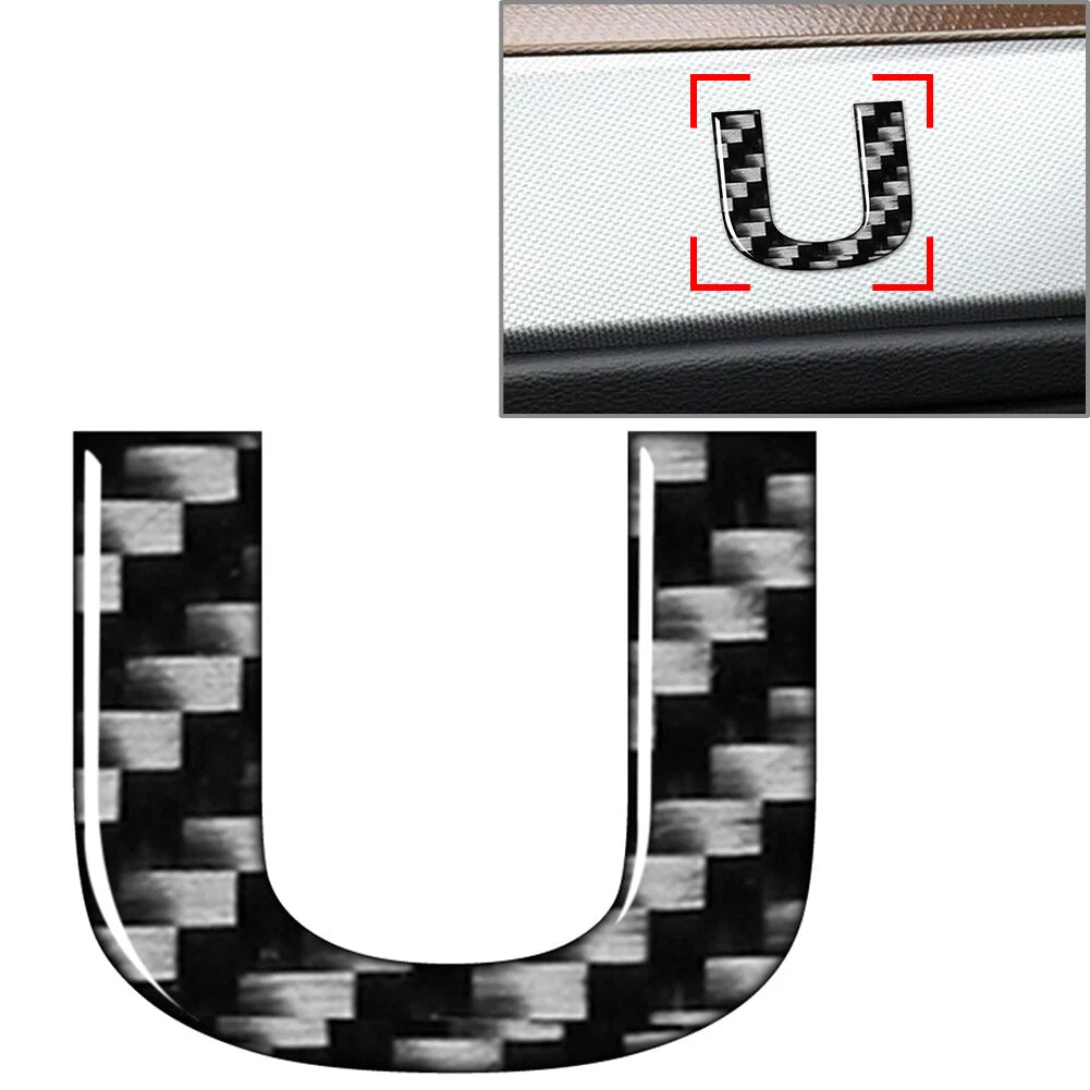 Car Badge Emblem Alphabet Letter Decals for Universal Vehicles (2010–2023)