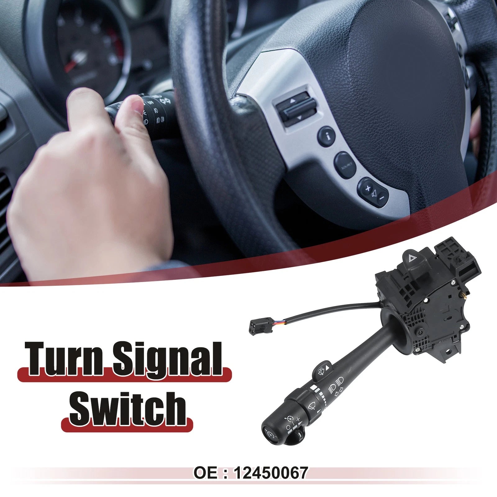 Turn Signal Switch for Cadillac (No. 12450067)