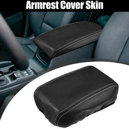 Armrest Box Cover Faux Leather for Subaru Forester (2013–2018) Black White