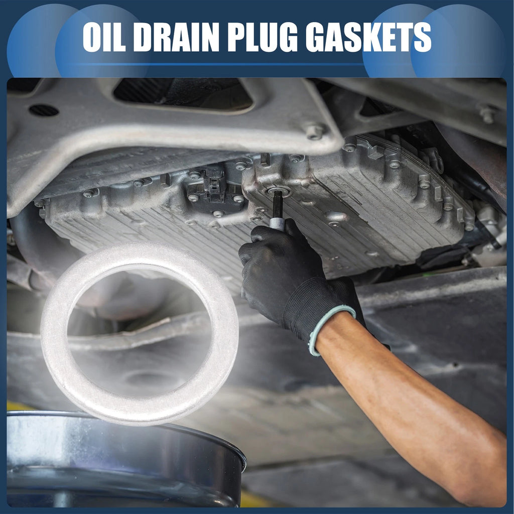 25pcs Oil Drain Plug Gasket Set Replacement for Mazda 323 (1986–1994)