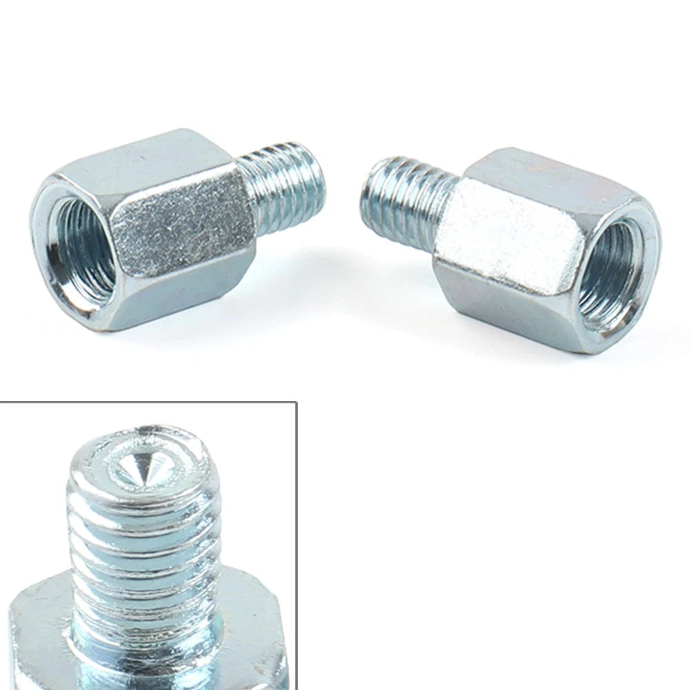 2X Mirror Adapter Bolts 10mm to 8mm for Motorcycle