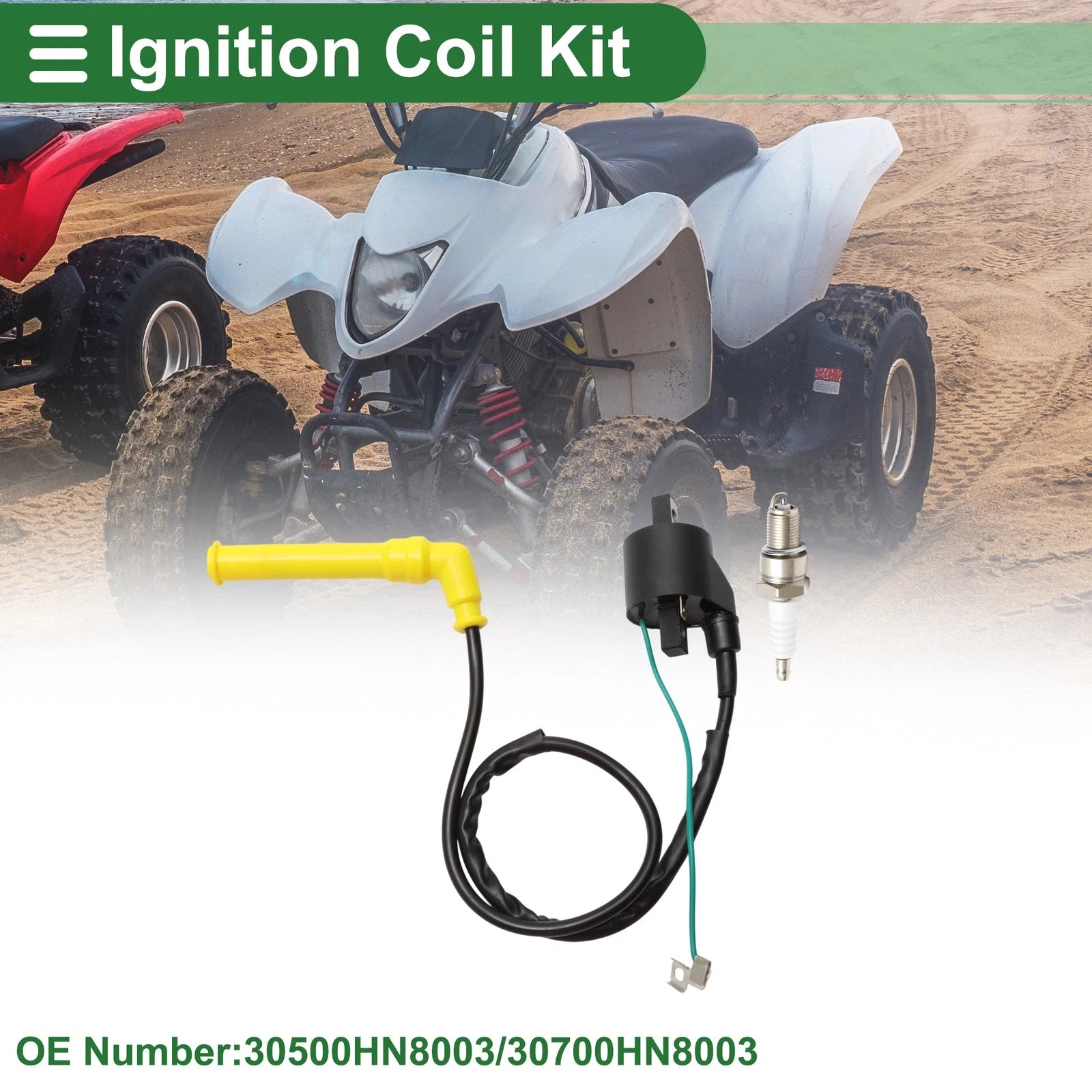 Ignition Coil Replacement for Honda Rincon 650 TRX650FA 4x4 (2003–2005)
