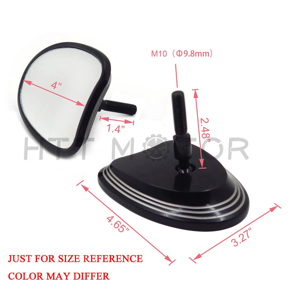 Chrome Rearview Fairing Mount Mirrors for Harley Touring FLHX FLHT (2014–2023)