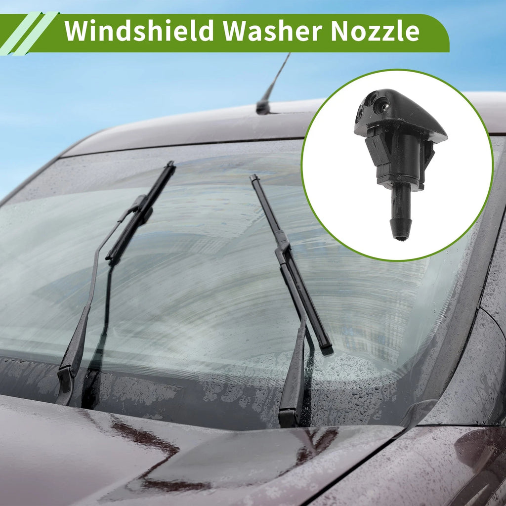 Windshield Washer Nozzle with Hose Connector for Honda (1986–1991)