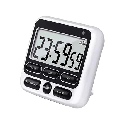 Digital Kitchen Timer with Magnetic Back and Countdown Feature