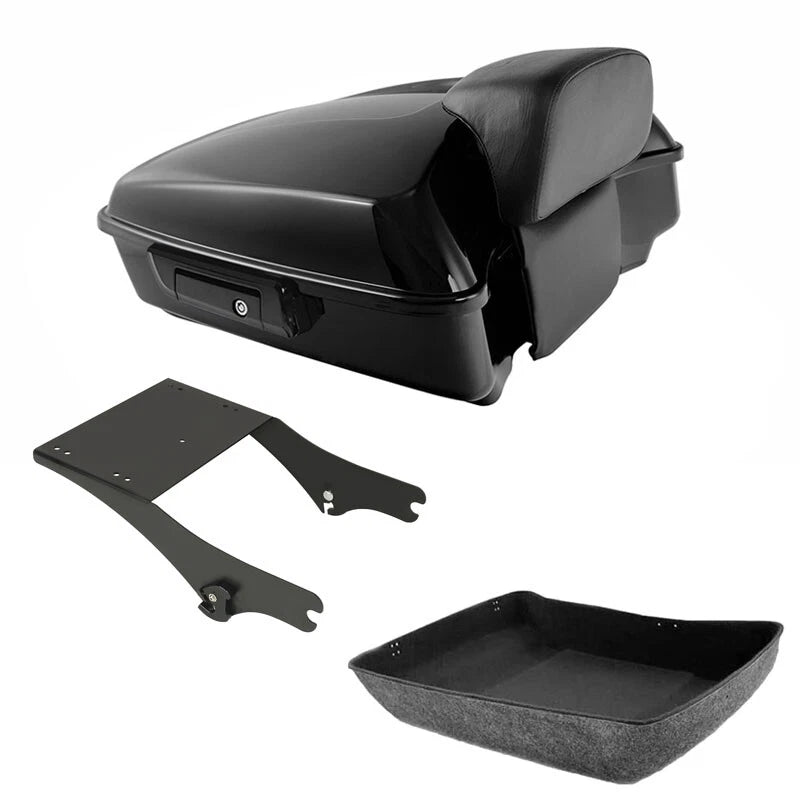 Chopped Trunk Mount Rack for Harley Touring Road Glide (1997–2008)