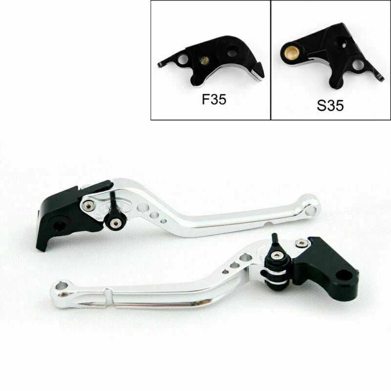 Long Brake Clutch Levers for Suzuki GSXR600 GSXR750 GSXR1000 (2005–2010) T9