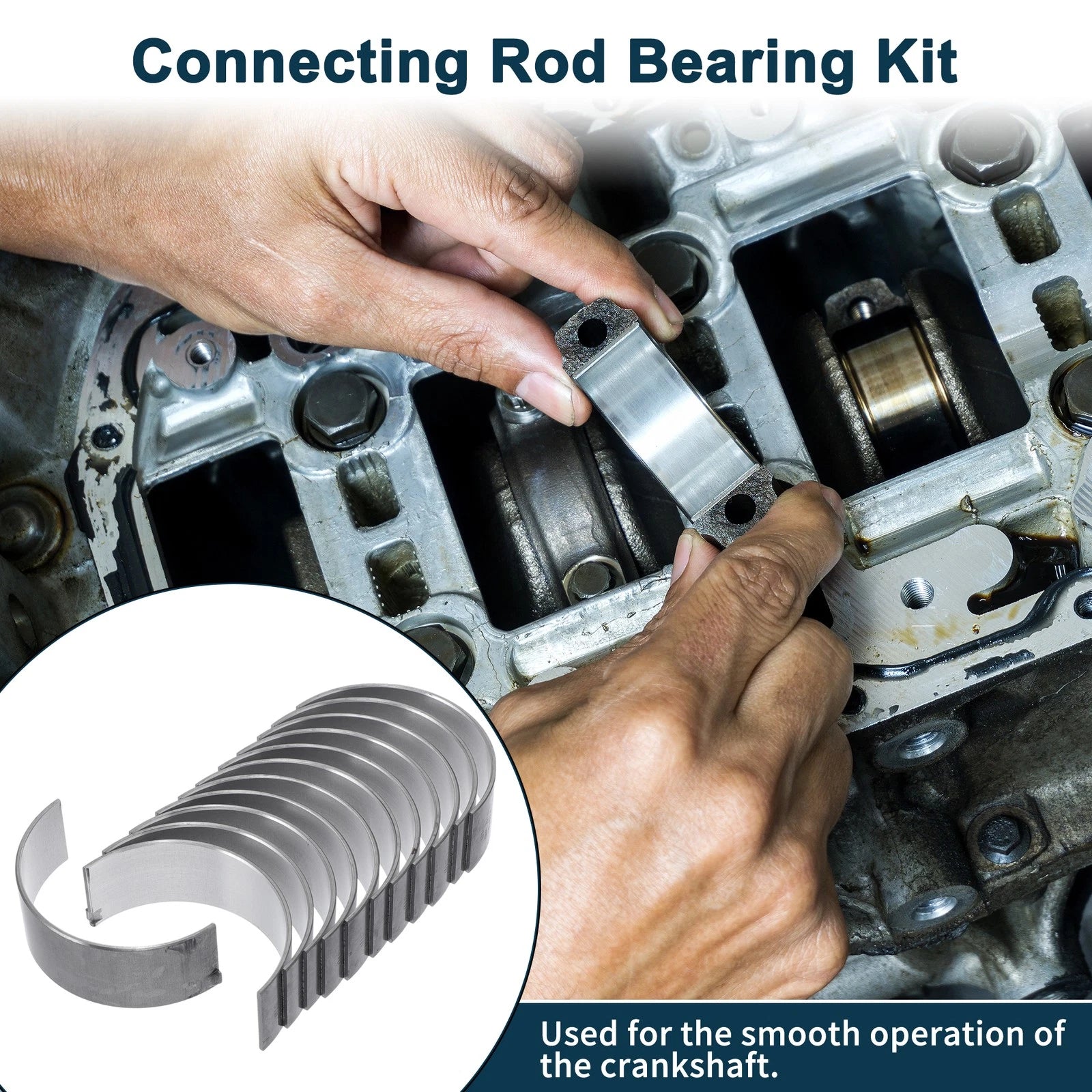 Rod Bearing Set Replacement for Toyota Land Cruiser (2008–2024)
