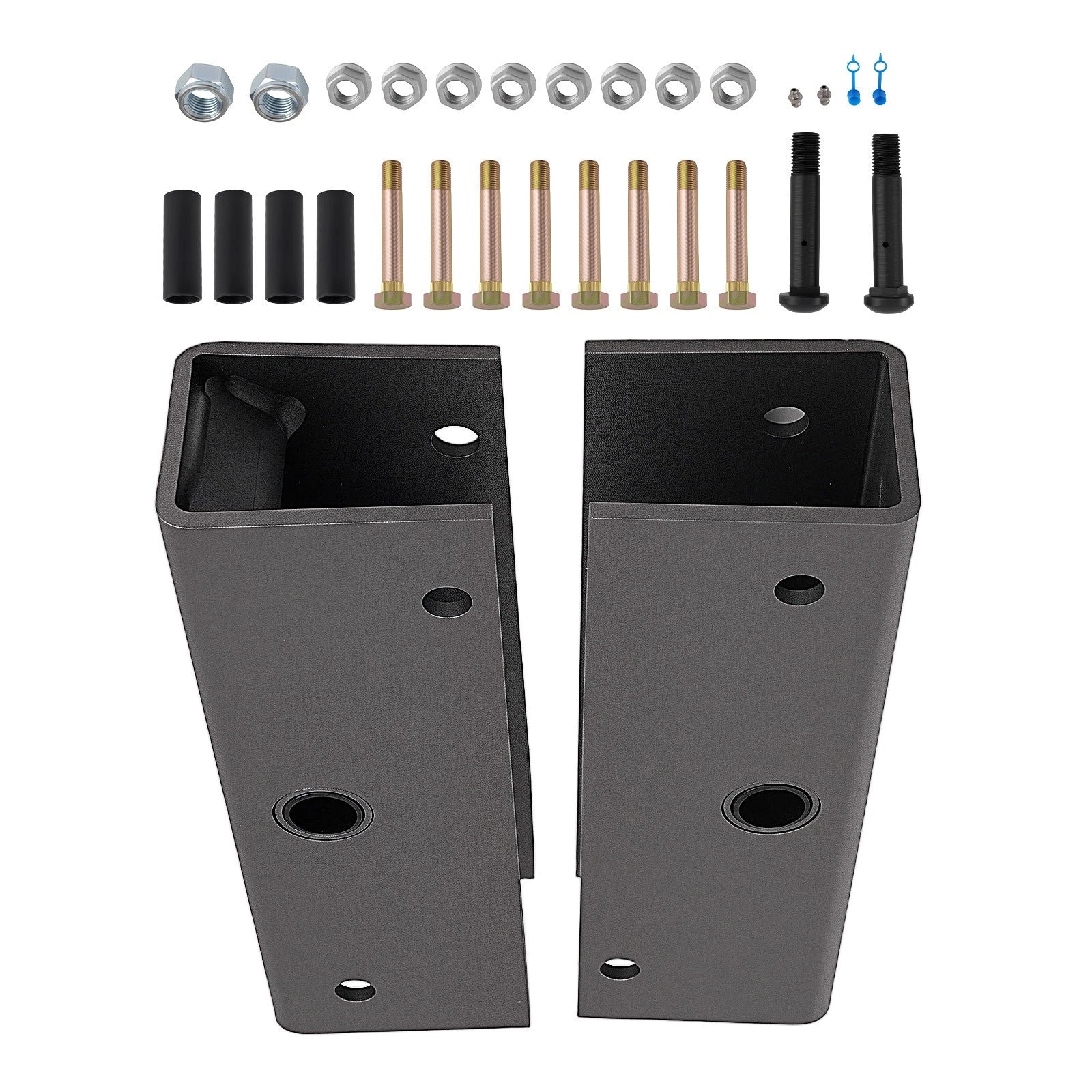 Complete Equalizer Kit for Tandem Axle Trailer (12" Length, 2" Slipper Springs)