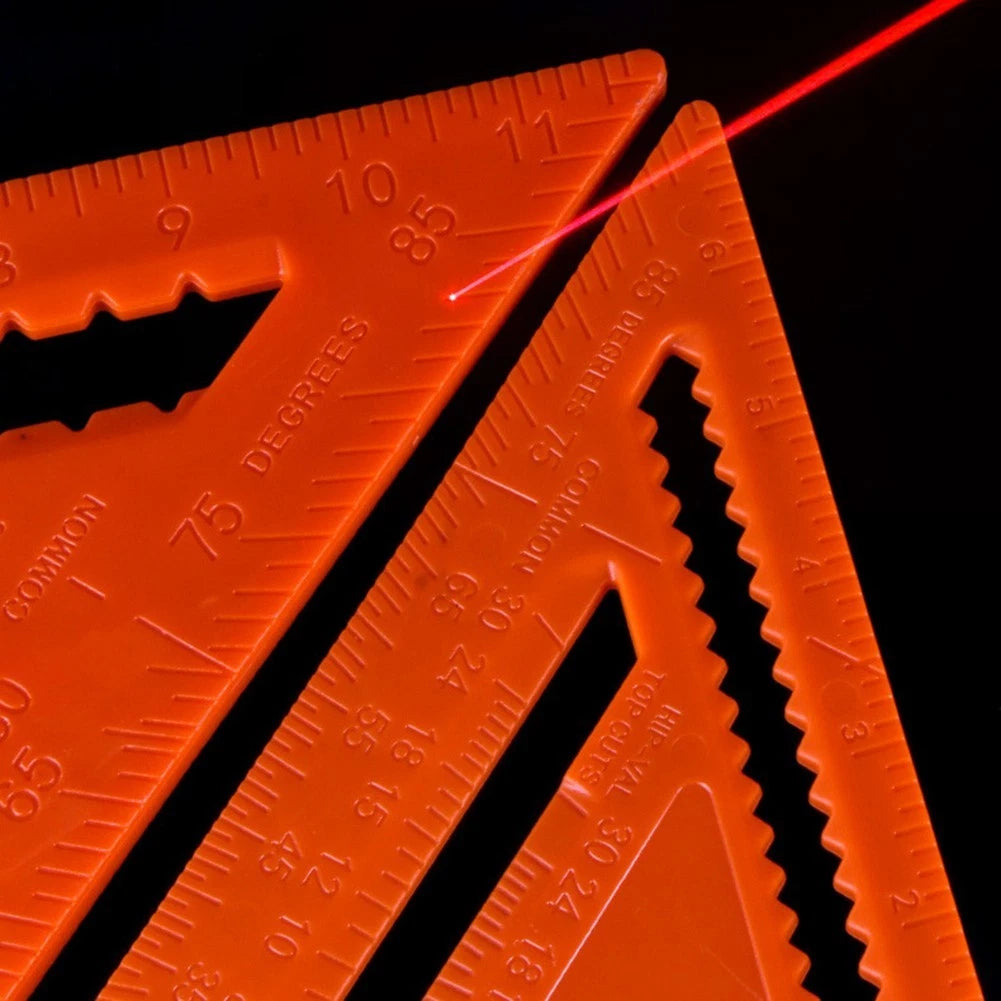 7-Inch Right Angle Ruler for Woodworking (Non-Slip Base)