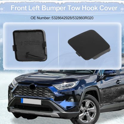 Left Front Car Tow Hook Cover Cap Replacement for Toyota RAV4 (2019–2025)