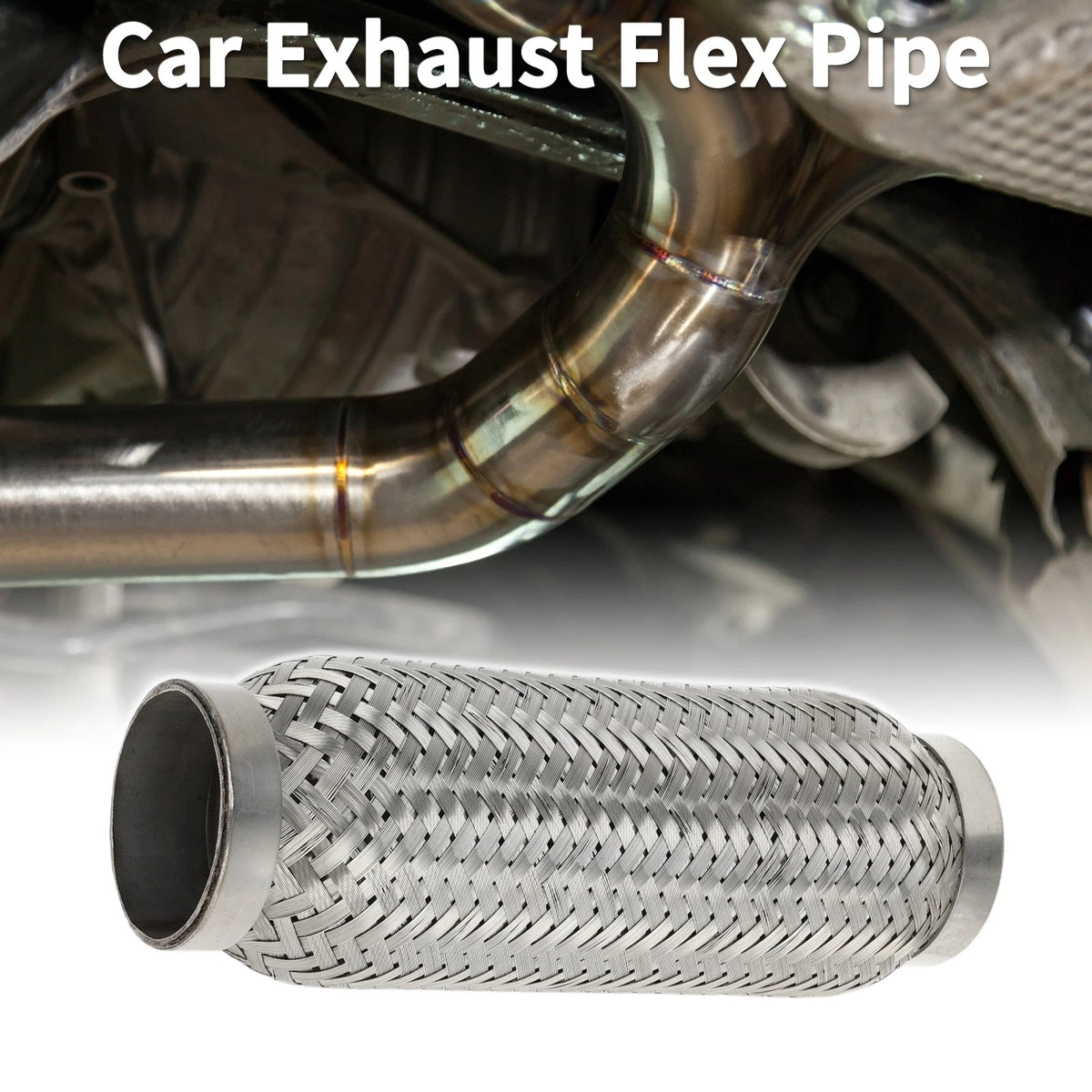 Exhaust Flex Pipe 2.16 Inch OD for Universal Applications (1Pc)