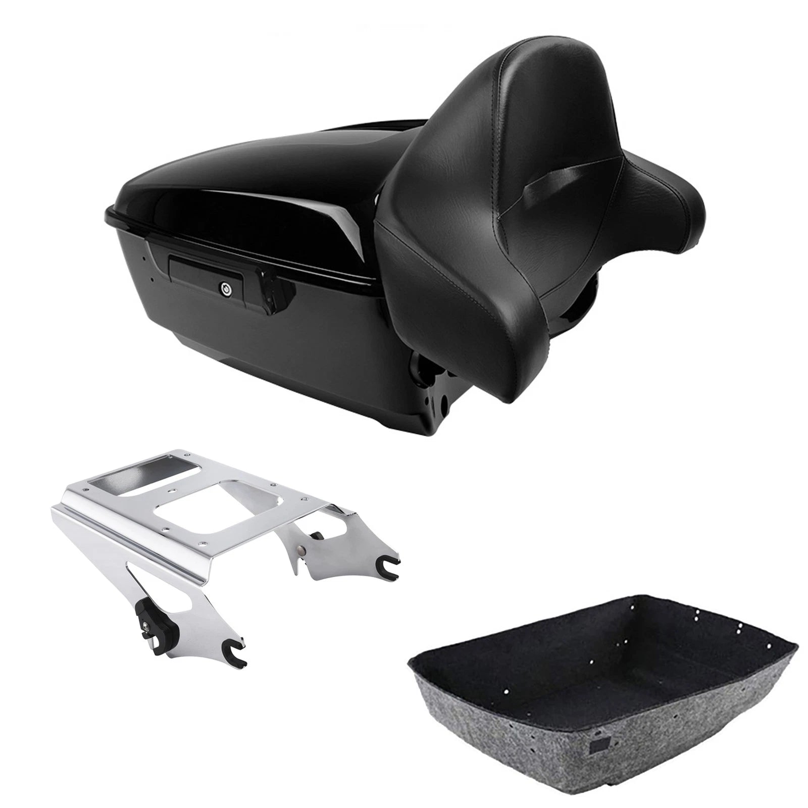 Trunk Backrest Mount Rack for Harley Touring Electra Road Glide (2009–2013)