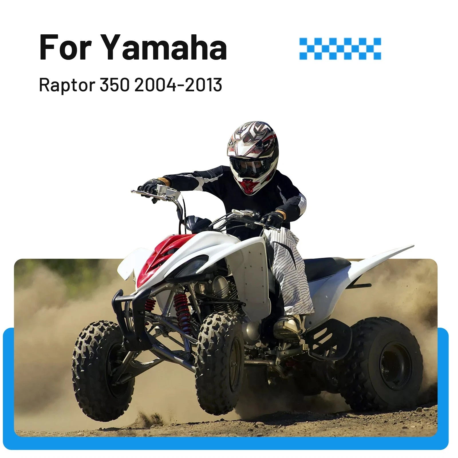 Air Filter Guide Box Cleaner Case with Lid for Yamaha Raptor 350 (2004–2013)