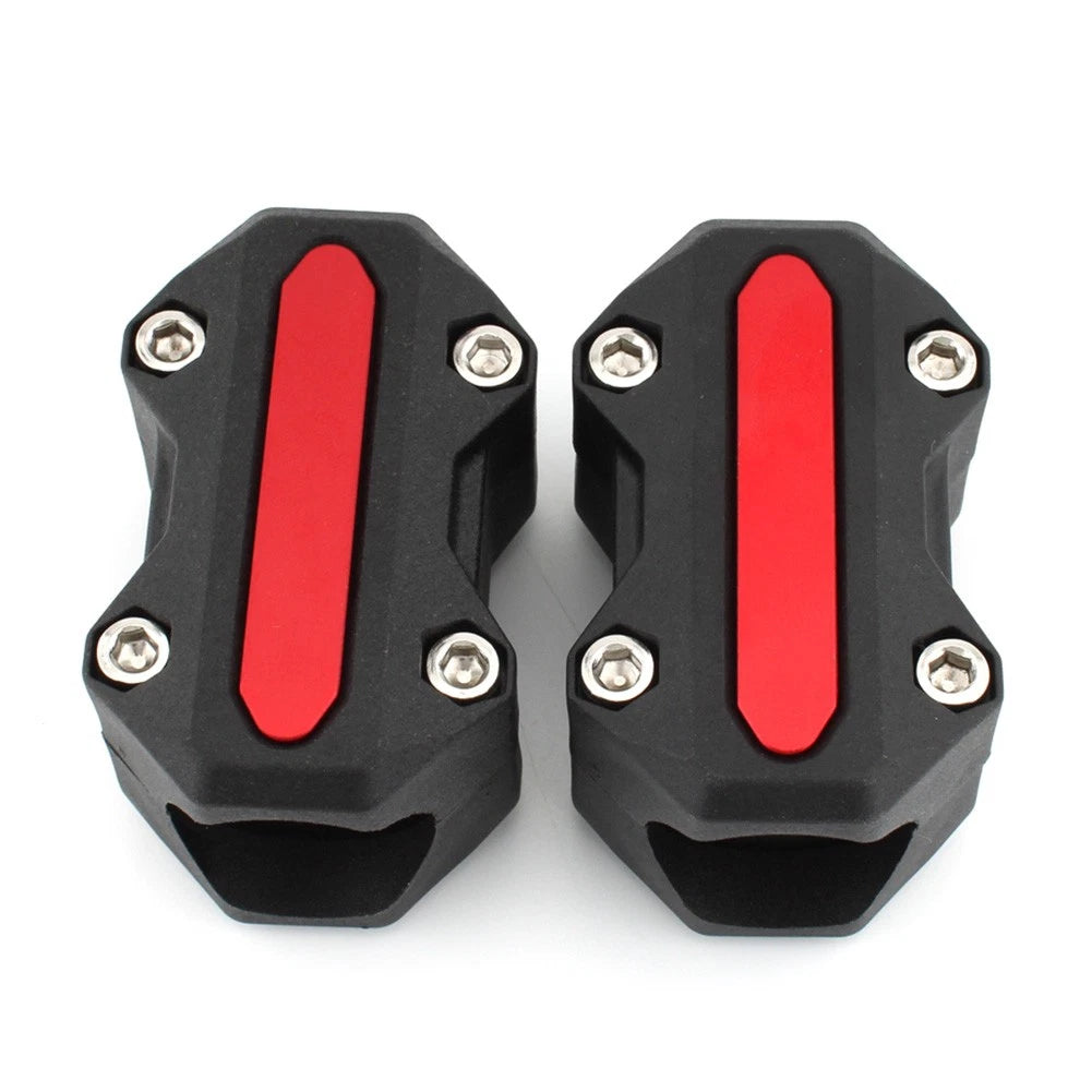 2X Motorcycle Universal Engine Bumper Guard Crash Bar Decor Protector For Honda