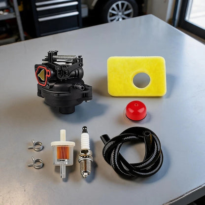 Carburetor Kit Includes Filter Hose Spark Pump Gasket Clamps For 300e 450