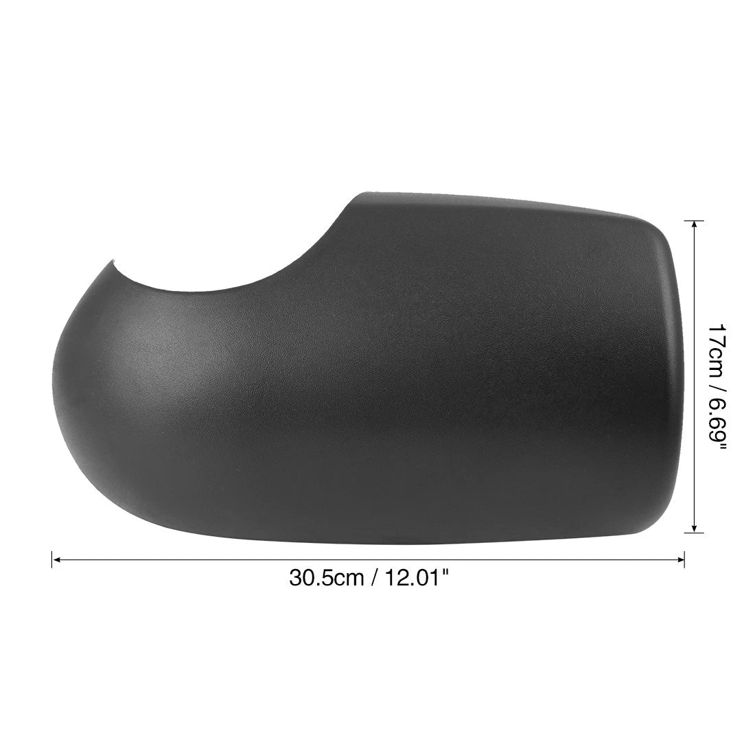 Left Side Wing Door Mirror Cover Black for Ford Transit MK6 MK7 (2000–2014)
