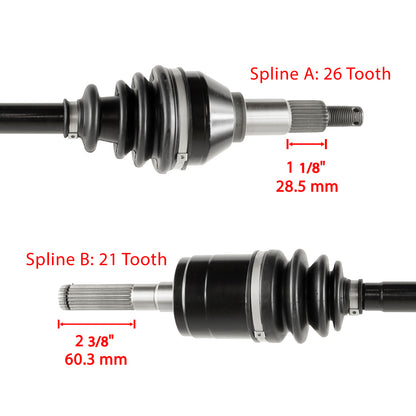 Front Left Right CV Joint Axle Replacement for Can-Am Renegade 1000 4x4 XMR (2016–2018)