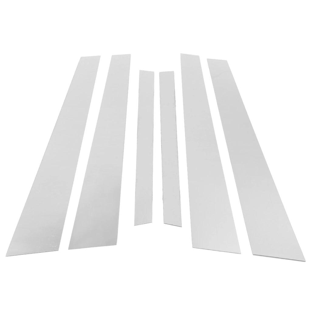 6 Pcs Door Pillar Window Trim Replacement for BMW 5-Series (1997–2003)