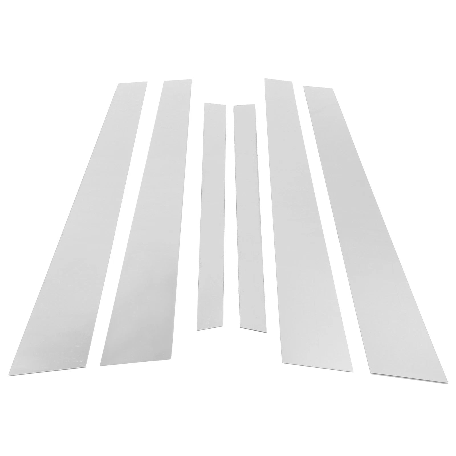 6 Pcs Door Pillar Window Trim Replacement for BMW 5-Series (1997–2003)