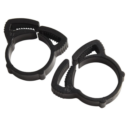 20pcs Plastic Snap Fit Ratchet Clamps for Pipes