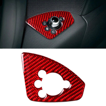 Interior Door Lock Knob Cover Trim for Audi TT TTRS (2008–2014) Red