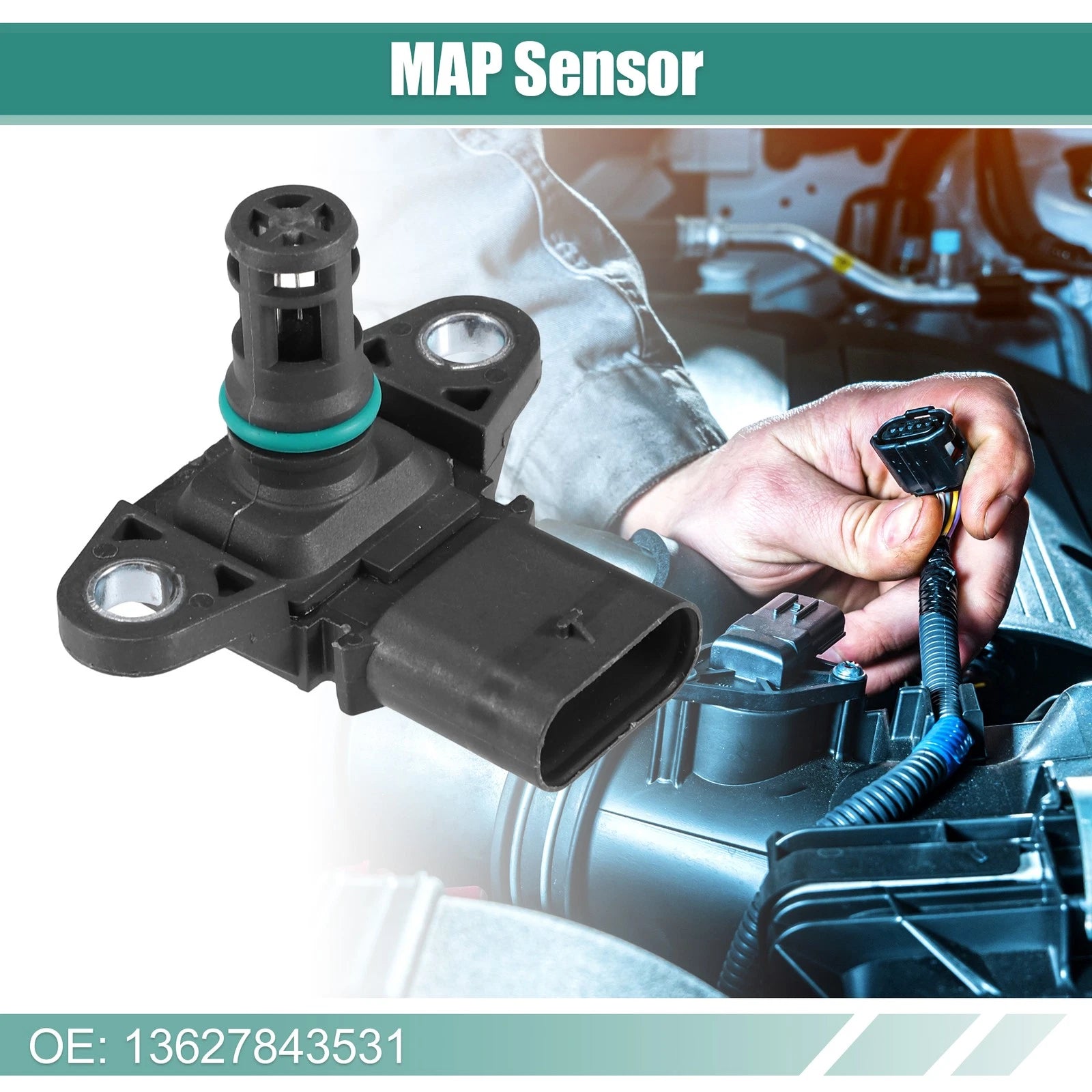 Manifold Absolute Pressure Sensor OEM for BMW M3 2015–2018