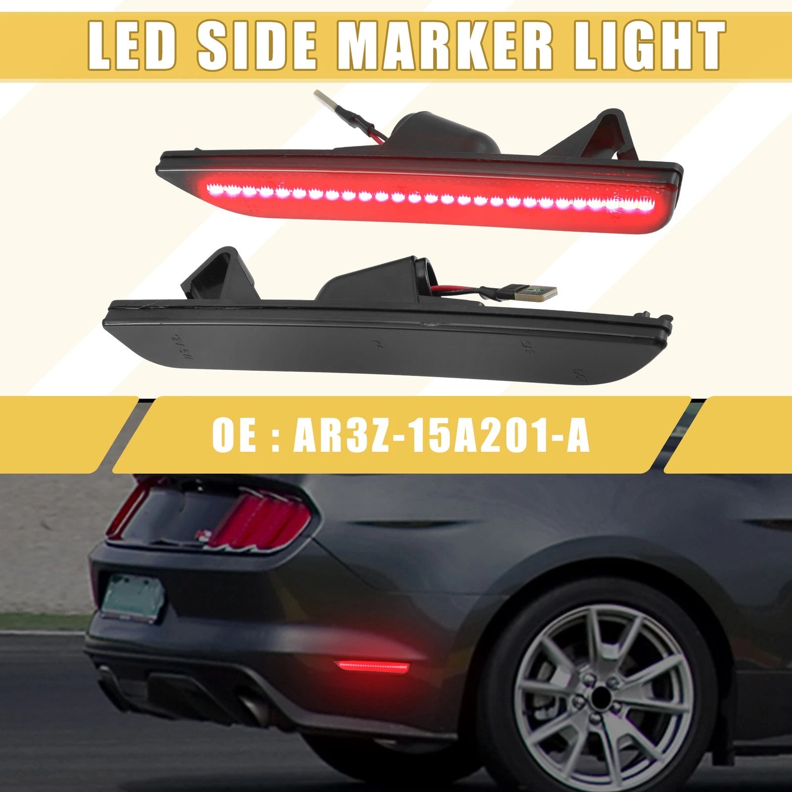 Rear LED Side Marker Light Replacement for Ford F150 (2009–2014)