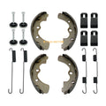 Front Brake Shoes with Springs & Pins Kit for Kawasaki Mule 3000-4010