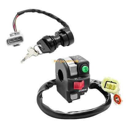 Handlebar Kill Switch & Ignition Key Switch for Yamaha Kodiak 450 700 (2016–2023)