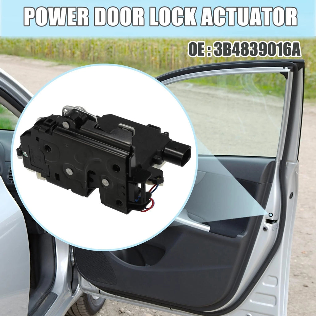Door Lock Actuator Rear Passenger Side Replacement for VW Golf GTI Passat (1999–2015)