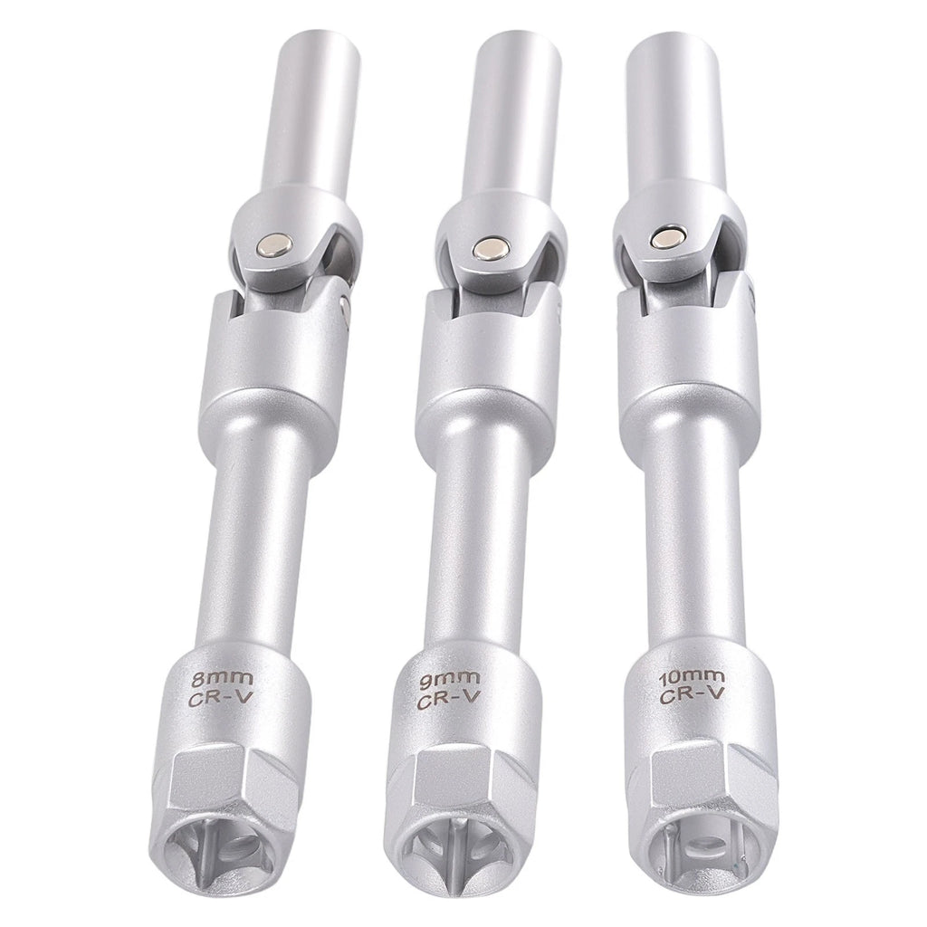 6 Point Glow Plug Socket Set for Universal Vehicles (8-16mm)